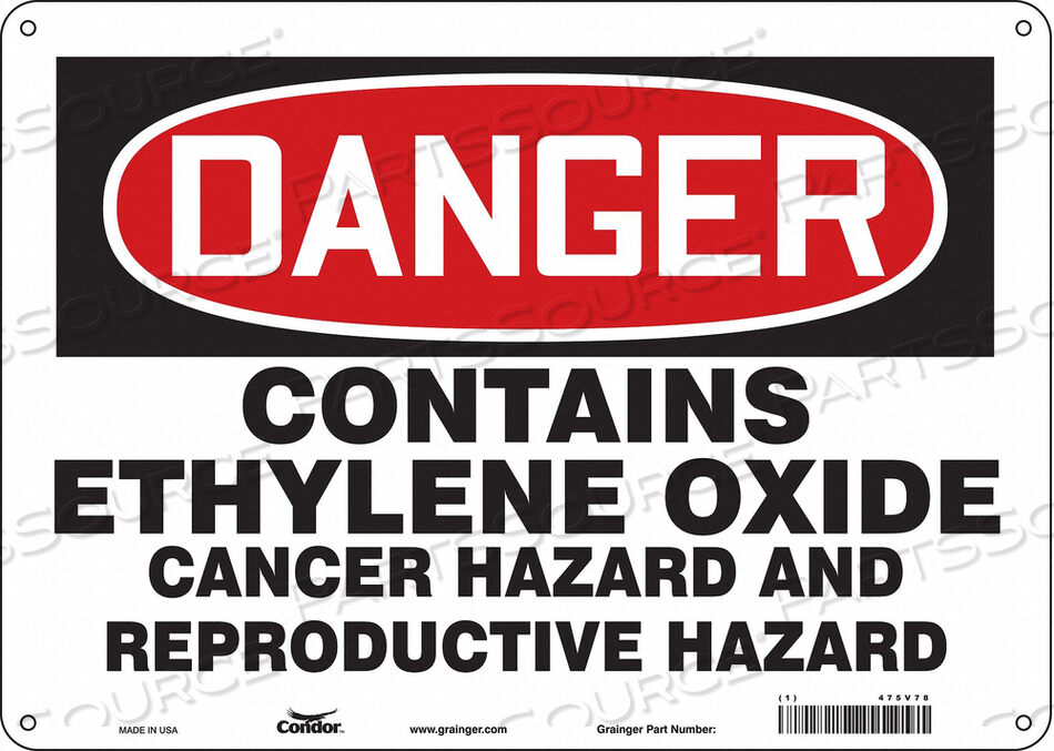 OEM#: 475V78ЗНАК БЕЗОПАСНОСТИ 14 ШX10 В 0,032 ТОЛЩИНА от Condor
