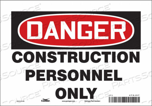 OEM#: 476J97ЗНАК БЕЗОПАСНОСТИ 10 ШX7 В 0,004 ТОЛЩИНА от Condor