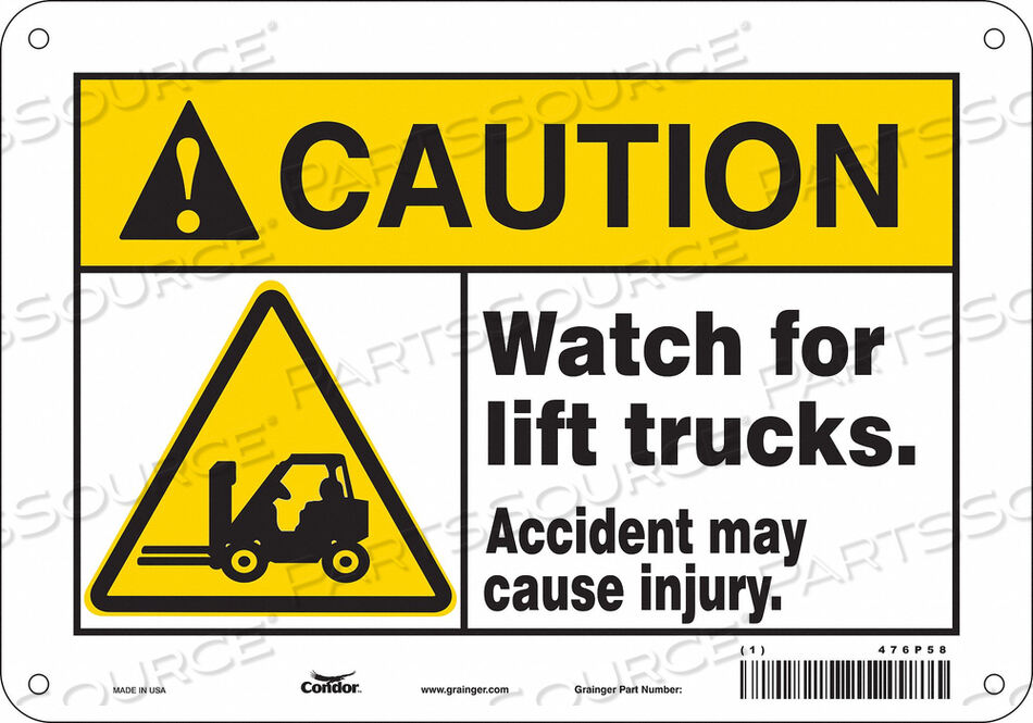 OEM#: 476P58ЗНАК БЕЗОПАСНОСТИ 10 Ш 7 В 0,055 ТОЛЩИНА от Condor