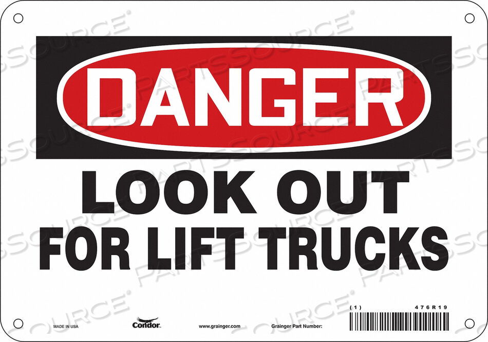 OEM#: 476R19ЗНАК БЕЗОПАСНОСТИ 10 Ш 7 В 0,032 ТОЛЩИНА от Condor