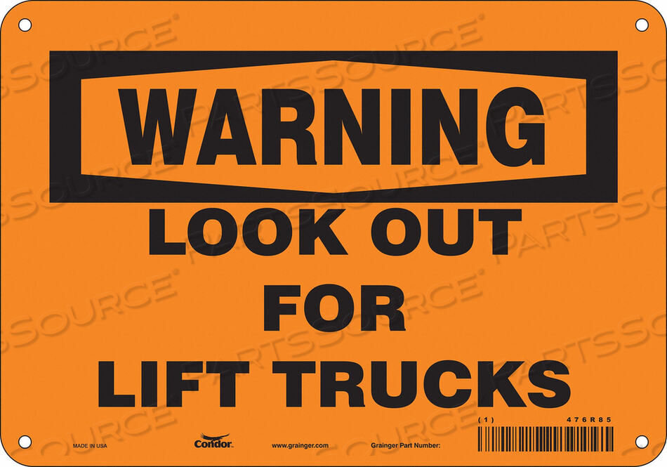 OEM#: 476R85ЗНАК БЕЗОПАСНОСТИ 10 Ш 7 В 0,032 ТОЛЩИНА от Condor