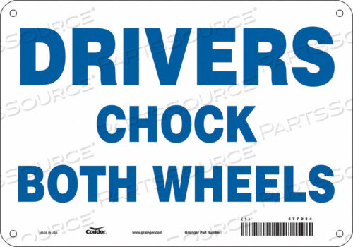 OEM#: 477D34ЗНАК БЕЗОПАСНОСТИ 10 ШX7 В 0,032 ТОЛЩИНА от Condor