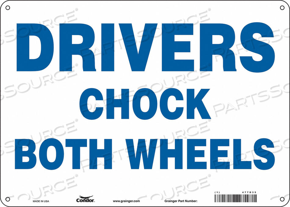 OEM#: 477D35ЗНАК БЕЗОПАСНОСТИ 14 ШX10 В 0,032 ТОЛЩИНА от Condor