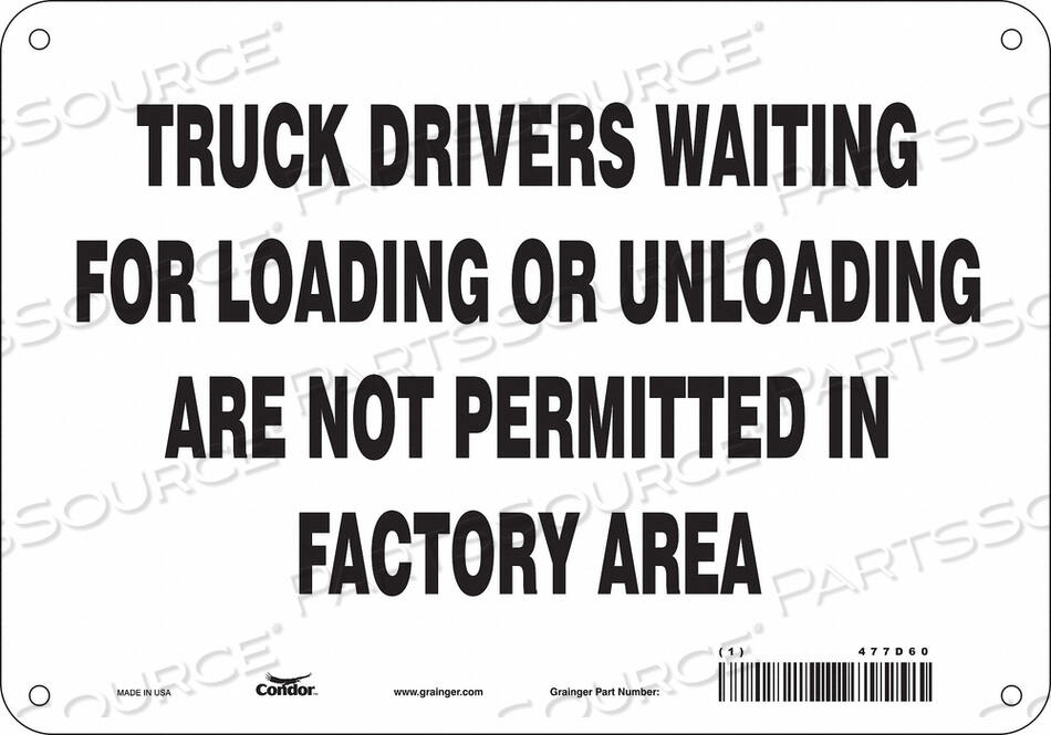 OEM#: 477D60ЗНАК БЕЗОПАСНОСТИ 10 ШX7 В 0,032 ТОЛЩИНА от Condor