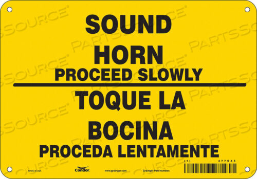 OEM#: 477G45ЗНАК БЕЗОПАСНОСТИ 10 ШX7 В 0,004 ТОЛЩИНА от Condor