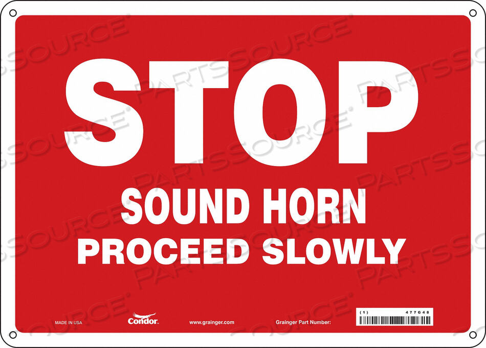 OEM#: 477G48ЗНАК БЕЗОПАСНОСТИ 14 ШX10 В 0,032 ТОЛЩИНА от Condor