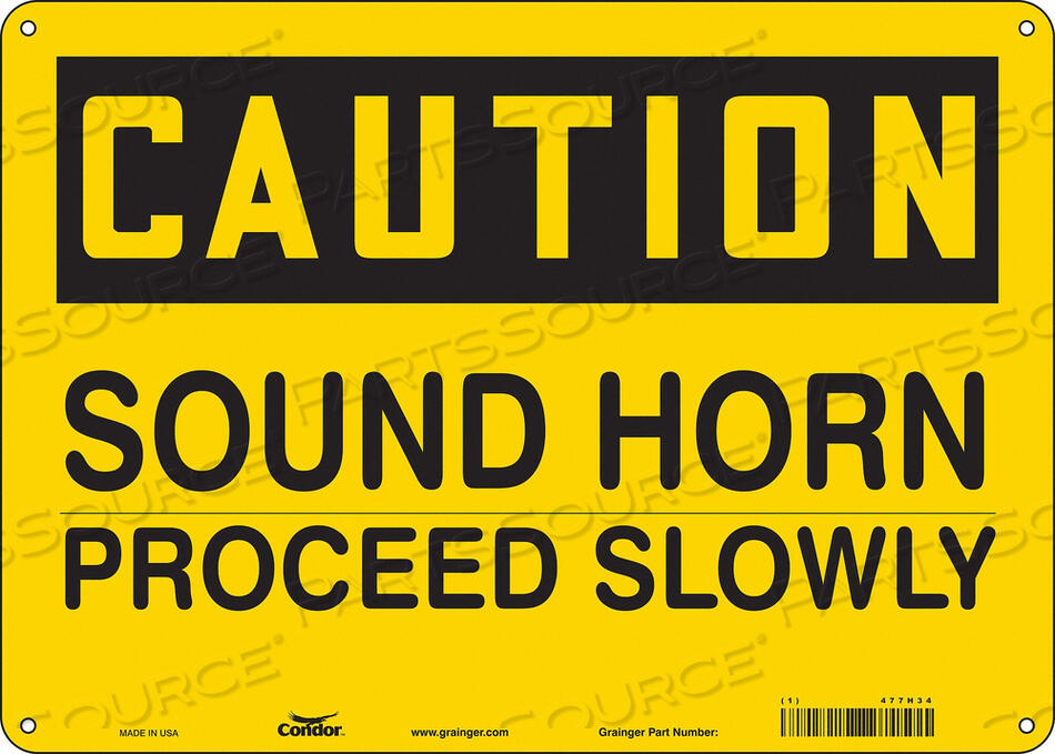 OEM#: 477H34ЗНАК БЕЗОПАСНОСТИ 14 ШX10 В 0,032 ТОЛЩИНА от Condor