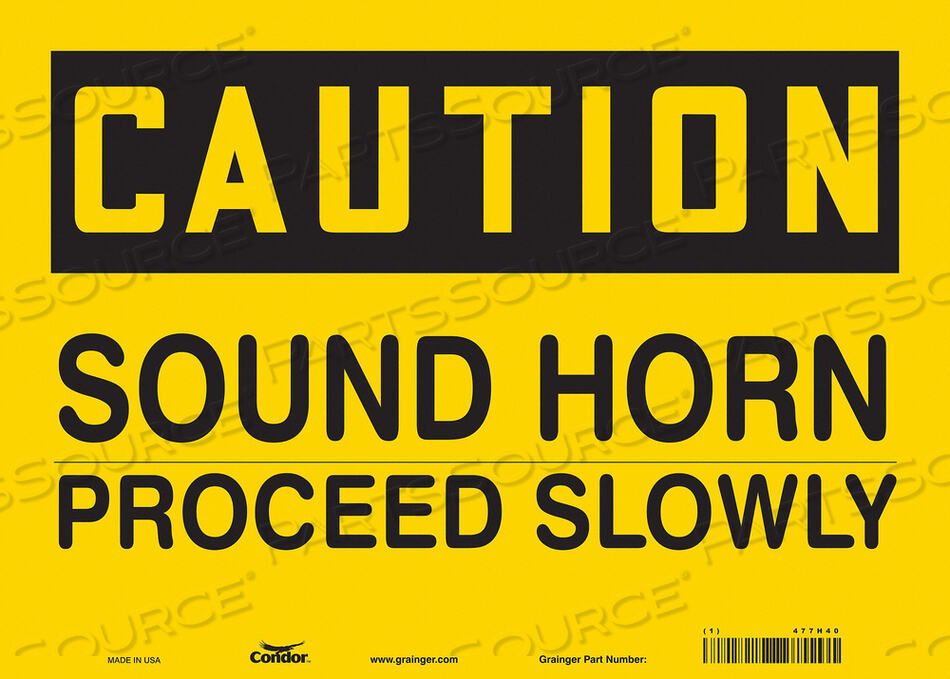 OEM#: 477H40ЗНАК БЕЗОПАСНОСТИ 14 ШX10 В 0,004 ТОЛЩИНА от Condor