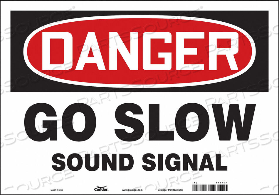 OEM#: 477H71ЗНАК БЕЗОПАСНОСТИ 20 ШX14 В 0,004 ТОЛЩИНА от Condor