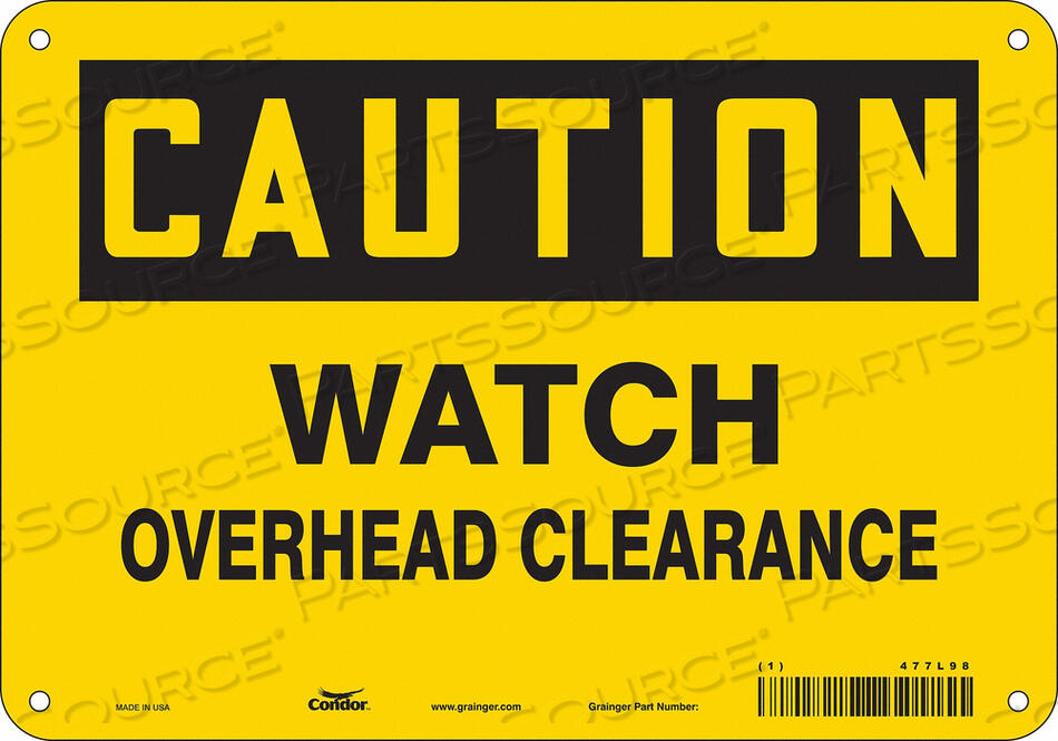 OEM#: 477L98ЗНАК ДОРОЖНЫЙ 10 Ш 7 В 0,032 ТОЛЩИНА от Condor