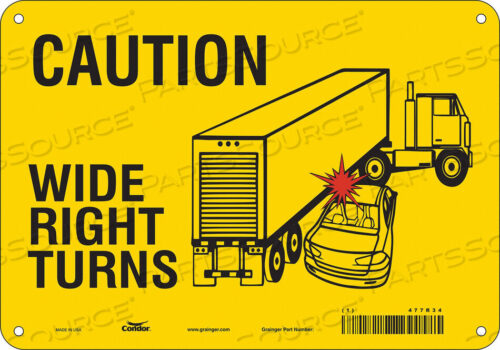 OEM#: 477R34ЗНАК ДОРОЖНЫЙ 10 Ш 7 В 0,032 ТОЛЩИНА от Condor