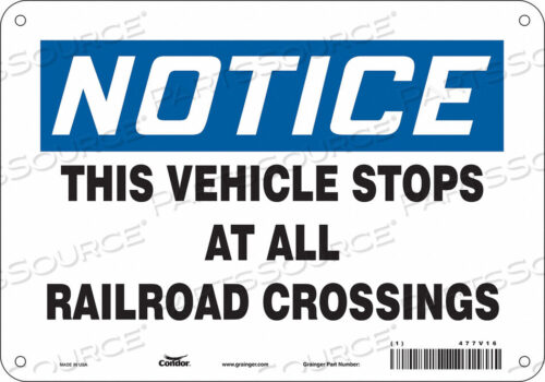 OEM#: 477V16ЗНАК ДОРОЖНЫЙ 10 Ш 7 В 0,032 ТОЛЩИНА от Condor