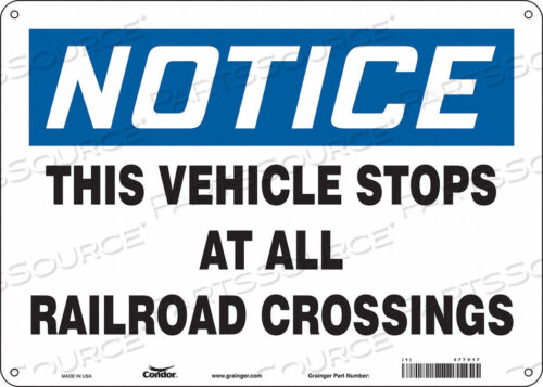 OEM#: 477V17ЗНАК ДОРОЖНЫЙ 14 Ш 10 В 0,032 ТОЛЩИНА от Condor