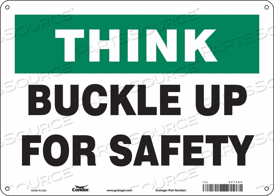 OEM#: 477V25TRAFFIC SIGN 14 W 10 H 0.055 THICKNESS by Condor