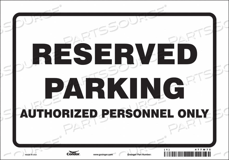 OEM#: 477W75ЗНАК ДОРОЖНЫЙ 10 Ш 7 В 0,004 ТОЛЩИНА от Condor