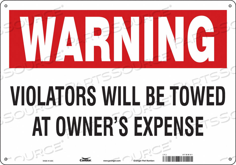 OEM#: 478D91ЗНАК БЕЗОПАСНОСТИ 20 ШX14 В 0,032 ТОЛЩИНА от Condor