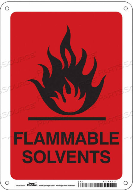 OEM#: 478F22DANGER SIGN 7 WX10 H 0.055 THICKNESS by Condor