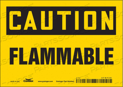 OEM#: 478F29ЗНАК ОПАСНОСТИ 7 ШX5 В 0,004 ТОЛЩИНА от Condor