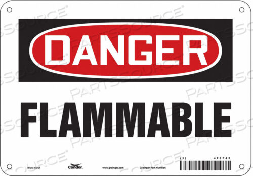 OEM#: 478F45ЗНАК ОПАСНОСТИ 10 ШX7 В 0,032 ТОЛЩИНА от Condor