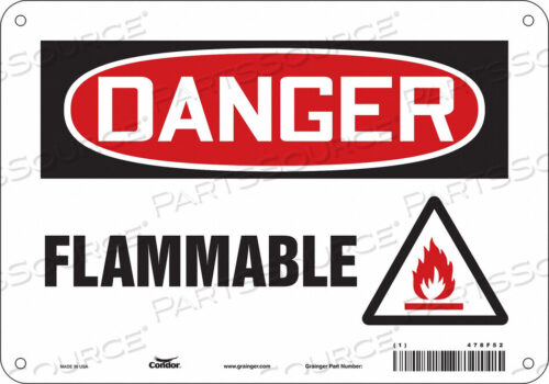 OEM#: 478F52ЗНАК ОПАСНОСТИ 10 ШX7 В 0,032 ТОЛЩИНА от Condor