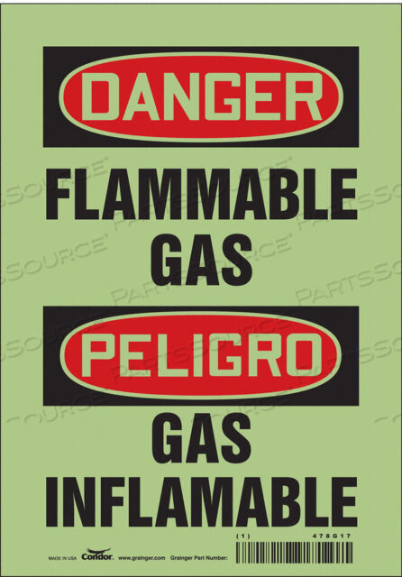 OEM#: 478G17ЗНАК ОПАСНОСТИ 7 ШX10 В 0,010 ТОЛЩИНА от Condor