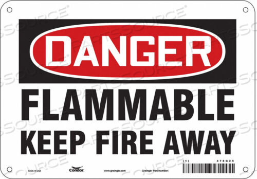 OEM#: 478G25ЗНАК ОПАСНОСТИ 10 ШX7 В 0,032 ТОЛЩИНА от Condor