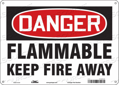 OEM#: 478G29ЗНАК ОПАСНОСТИ 14 ШX10 В 0,055 ТОЛЩИНА от Condor