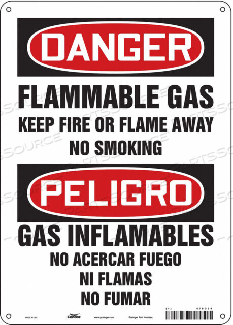 OEM#: 478G34ЗНАК ОПАСНОСТИ 10 ШX14 В 0,032 ТОЛЩИНА от Condor