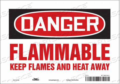 OEM#: 478G44ЗНАК ОПАСНОСТИ 10 ШX7 В 0,004 ТОЛЩИНА от Condor