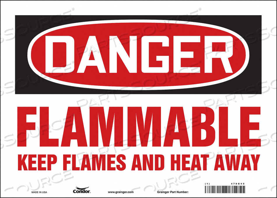 OEM#: 478G45ЗНАК ОПАСНОСТИ 14 ШX10 В 0,004 ТОЛЩИНА от Condor