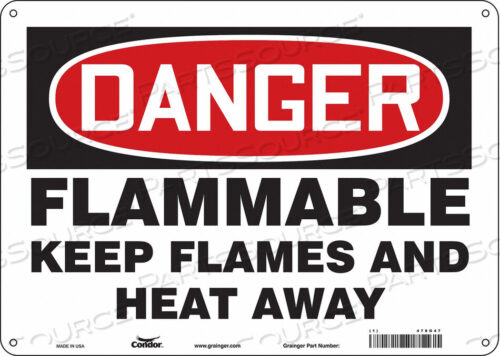 OEM#: 478G47ЗНАК ОПАСНОСТИ 14 ШX10 В 0,032 ТОЛЩИНА от Condor