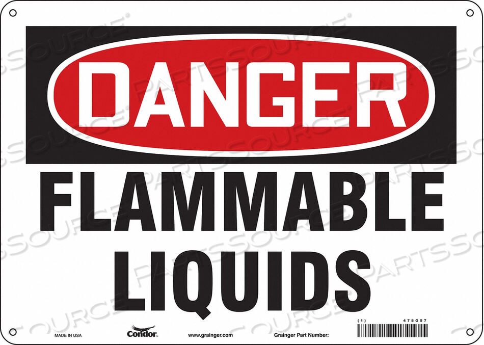 OEM#: 478G57ЗНАК ОПАСНОСТИ 14 ШX10 В 0,055 ТОЛЩИНА от Condor