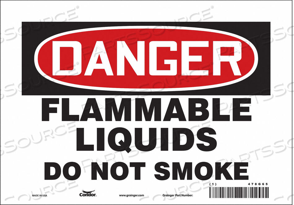 OEM#: 478G65ЗНАК ОПАСНОСТИ 10 ШX7 В 0,004 ТОЛЩИНА от Condor