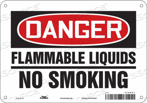 OEM#: 478G67ЗНАК ОПАСНОСТИ 10 ШX7 В 0,032 ТОЛЩИНА от Condor