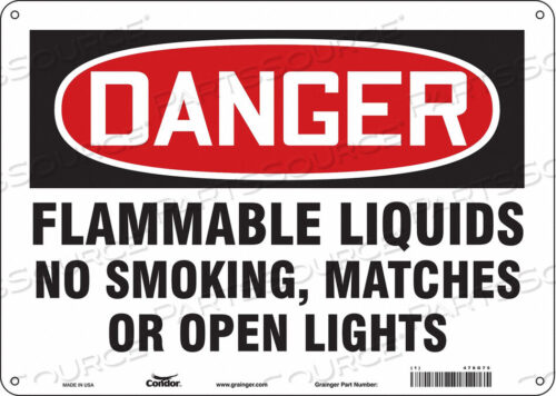 OEM#: 478G75ЗНАК ОПАСНОСТИ 14 ШX10 В 0,032 ТОЛЩИНА от Condor