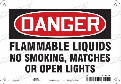 OEM#: 478G76ЗНАК ОПАСНОСТИ 10 ШX7 В 0,055 ТОЛЩИНА от Condor