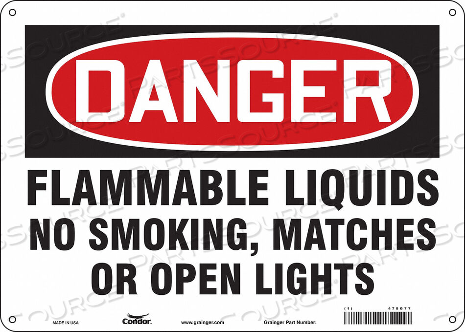 OEM#: 478G77ЗНАК ОПАСНОСТИ 14 ШX10 В 0,055 ТОЛЩИНА от Condor