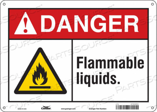 OEM#: 478G82ЗНАК ОПАСНОСТИ 14 ШX10 В 0,032 ТОЛЩИНА от Condor