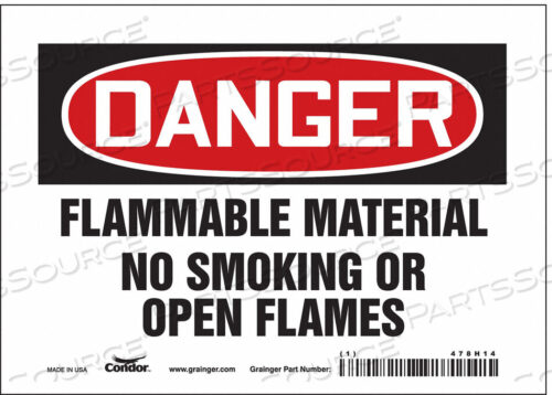 OEM#: 478H14ЗНАК ОПАСНОСТИ 7 ШX5 В 0,004 ТОЛЩИНА от Condor