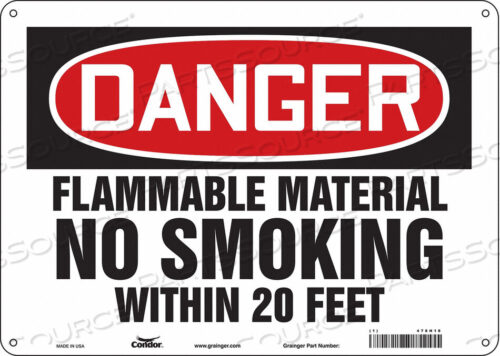 OEM#: 478H18ЗНАК ОПАСНОСТИ 14 ШX10 В 0,032 ТОЛЩИНА от Condor