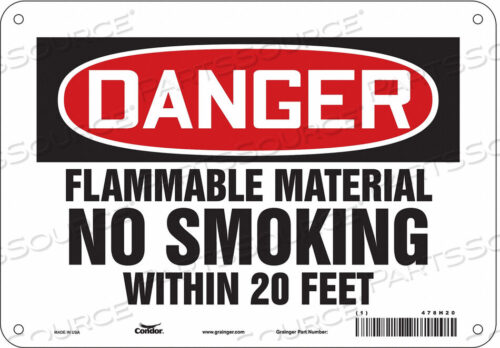 OEM#: 478H20ЗНАК ОПАСНОСТИ 10 ШX7 В 0,055 ТОЛЩИНА от Condor