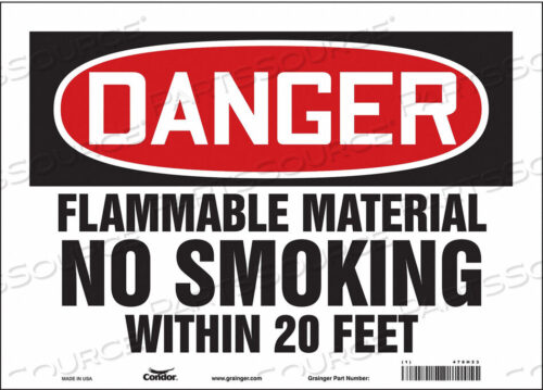 OEM#: 478H23ЗНАК ОПАСНОСТИ 14 ШX10 В 0,004 ТОЛЩИНА от Condor