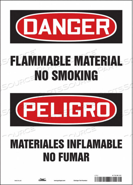 OEM#: 478H29ЗНАК ОПАСНОСТИ 10 ШX14 В 0,004 ТОЛЩИНА от Condor