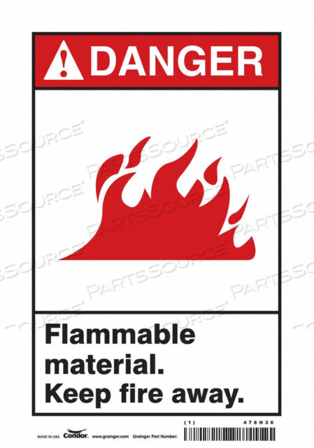 OEM#: 478H36ЗНАК ОПАСНОСТИ 7 ШX10 В 0,004 ТОЛЩИНА от Condor