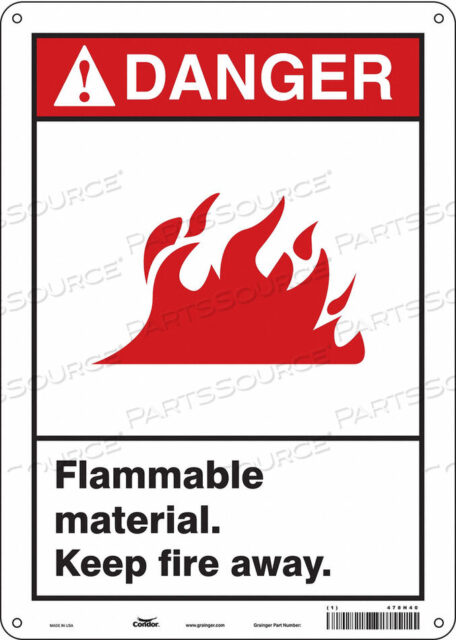 OEM#: 478H40ЗНАК ОПАСНОСТИ 10 ШX14 В 0,055 ТОЛЩИНА от Condor