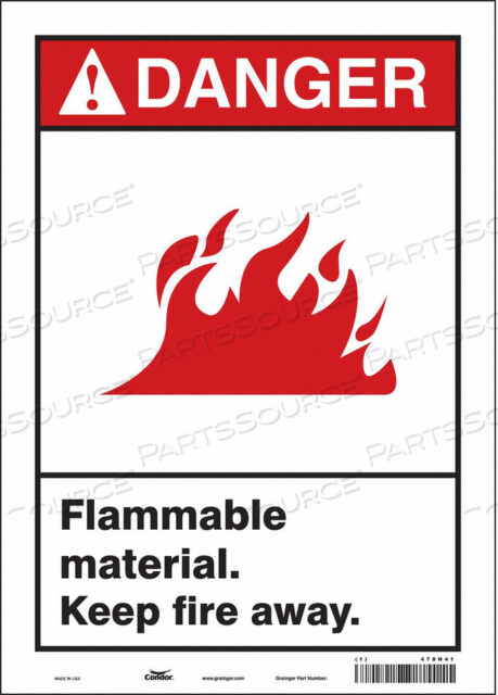 OEM#: 478H41ЗНАК ОПАСНОСТИ 10 ШX14 В 0,004 ТОЛЩИНА от Condor