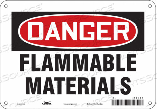 OEM#: 478H54J6928 ЗНАК ОПАСНОСТИ 10 ШX7 В 0,032 ТОЛЩИНА от Condor