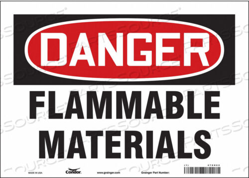 OEM#: 478H62J6928 ЗНАК ОПАСНОСТИ 14 ШX10 В 0,004 ТОЛЩИНА от Condor