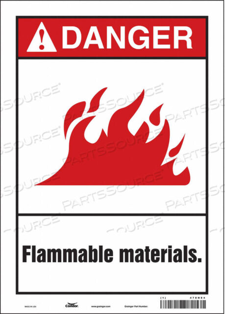 OEM#: 478H84ЗНАК ОПАСНОСТИ 10 ШX14 В 0,004 ТОЛЩИНА от Condor