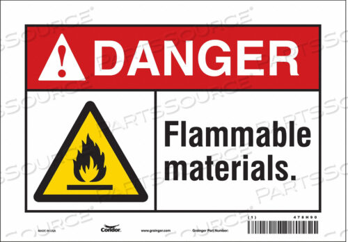 OEM#: 478H90ЗНАК ОПАСНОСТИ 10 ШX7 В 0,004 ТОЛЩИНА от Condor